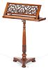 English Regency Rosewood Music Stand