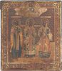 Russian Tempura Icon, Three Hierarchs