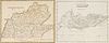 2 TN & KY Maps incl. Samuel Lewis, 1804