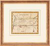 Joseph Scott 1795 Map, Southwest Territory inc. TN Mero District