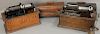 Two Thomas Edison Home cylinder phonographs. ht. 11 1/2in., wd. 16in., dp. 9in.