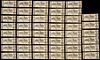 Group of 45 $5 1863 Confederate States Obsolete Currency Notes