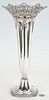 Tiffany & Co. Tall Sterling Silver Flower Vase c.1900