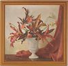 Clinton Brown Oil on Canvas Floral Still Life