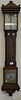 Barometer clock marked Dring & Page London. ht. 45in.
