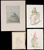 4 Werner Wildner Artworks of Gnomes