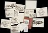 8 George Cress Sketchbooks & 18 Works on Paper