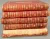 Five volumes leather County Seats of the Noblemen and Gentlemen of Great Britain and Ireland.