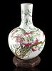 Large Chinese Famille Rose"Nine Peach" Vase,19th C