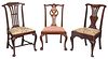 Three Associated British Mahogany Side Chairs
