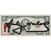 Andy Warhol Signed Two-Dollar Bill