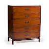 Mid-Century Modern Johnson Furniture Co. Tall Chest of Drawers
