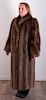 Vintage Beaver Coat, Full Length