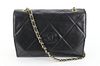 CHANEL QUILTED LAMBSKIN FLAP CROSSBODY BAG
