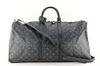 LOUIS VUITTON MONOGRAM ECLIPSE KEEPALL BANDOULIERE 55 WITH STRAP