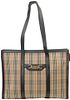 BURBERRY LINK HAYMARKET CHECK CHAIN TOTE