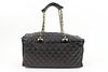 CHANEL QUILTED CHAIN DUFFLE BAG