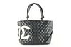 CHANEL BICOLOR QUILTED CALFSKIN CAMBON TOTE
