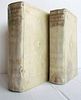 1725 TWO VOLUMES HISTORY AND ANTIQUITIES OF THE ANTIQUE VELLUM OF THE DEVENTER NETHERLANDS