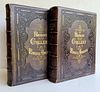 FAMOUS AMERICANS' PORTRAIT GALLERY, 1862, 2 VOLUMES, VINTAGE ILLUSTRATED