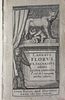 ANCIENT ROMAN HISTORY, 1638, BY LUCIUS ANNAEUS FLORUS ELZEVIR BINDING VELLUM