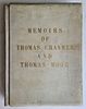 THOMAS CRANMER AND THOMAS WOOD'S 1877 GENEALOGICAL MEMOIRS, AN ANTIQUE VELLUM BOUND
