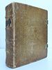 1834 OLD PIGSKIN BOUND GERMAN THEOLOGY BOOK