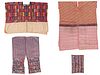 Four Pieces of Guatemalan Clothing: a Tunic, Poncho, Pants and a Fragment of a Top