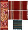 Four Assorted Textiles