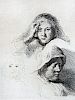 Rembrandt Van Rijn. Etching.
