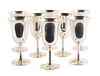 SET OF WALLACE STERLING GOBLETS