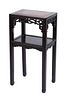 CHINESE MARBLE TOP PLANT STAND