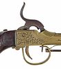 FOLIATE ENGRAVED BOOT PISTOL 40 CAL GOOD CONDITION