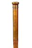 168. Shooting Seat Cane – Ca. 1885 – A compartment cane which holds a canvas seat with an oak shaft that splits into thre
