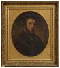 FRAMED OIL PAINTING PORTRAIT OF A GENTLEMAN