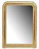 FRENCH LOUIS PHILIPPE GILTWOOD MIRROR, 43" X 31"