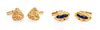 A Collection of Yellow Gold Cufflinks, 25.00 dwts.