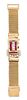 * A Retro Yellow Gold, Diamond and Ruby Surprise Wristwatch, 31.20 dwts.
