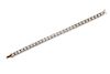 * A Platinum and Diamond Line Bracelet, Tiffany & Co., Circa 1925, 15.10 dwts.