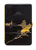 A Komei Style Gold on Iron Cigarette Case, Early 20th Century, 78.80 dwts.