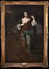 PORTRAIT OF MARY OF MODENA QUEEN OIL PAINTING