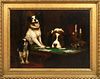 DOG POKER CARDS GAME OIL PAINTING