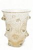 Ercole Barovier (Italian, 1889-1974) Mugnoni Art Glass Vase, H 12" Dia. 9.75"