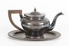 A Sterling Silver Teapot by Durgin
