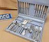 Bx 78 Pc Watson "Lotus" Sterl Flatware 86.91 Ozt Weight Does Not Incl 12 Knives