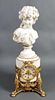 A Magnificent French Louis XVI Style Marble and Gilt