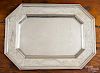 Durgin sterling silver tray, retailed by J. E. Caldwell, 10'' x 13 1/2'', 23.7 ozt.