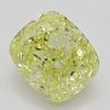 2.50 ct, Natural Fancy Intense Yellow Even Color, VVS1, Cushion cut Diamond (GIA Graded), Appraised Value: $112,400 