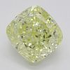 3.40 ct, Natural Fancy Yellow Even Color, VS1, Cushion cut Diamond (GIA Graded), Appraised Value: $97,900 
