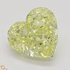 2.01 ct, Natural Fancy Intense Yellow Even Color, IF, Heart cut Diamond (GIA Graded), Appraised Value: $102,300 